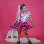 Load image into Gallery viewer, Barbie Plaid Skirt Bottoms Just For Littles™ 
