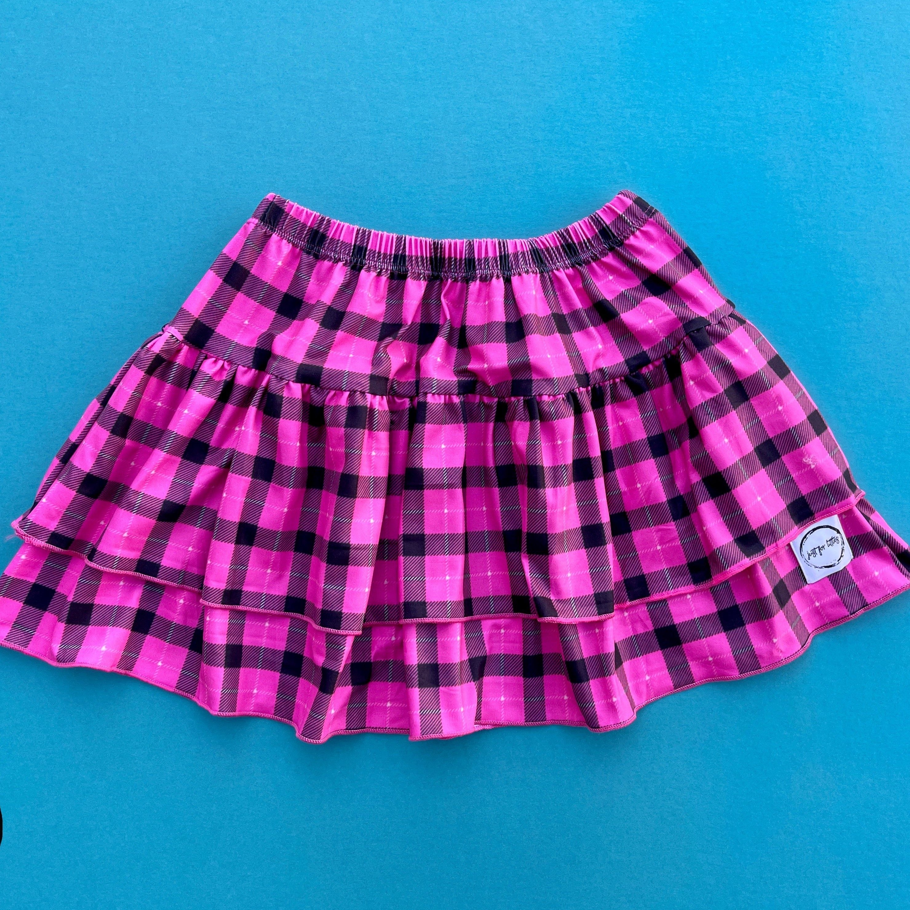 #Barbie Plaid Skirt Just For Littles™ 
