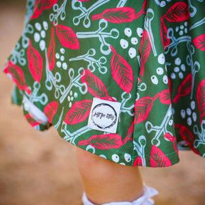 Berry Vintage Holiday Twirl Dress Just For Littles™ 