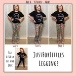 Load image into Gallery viewer, #Black Bell Leggings Bottoms Just For Littles™ 

