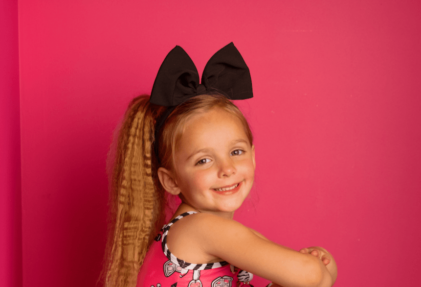 #Black Bow Headband accessories Just For Littles™ 