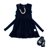 Load image into Gallery viewer, #Black Tie Dress Dress Just For Littles 
