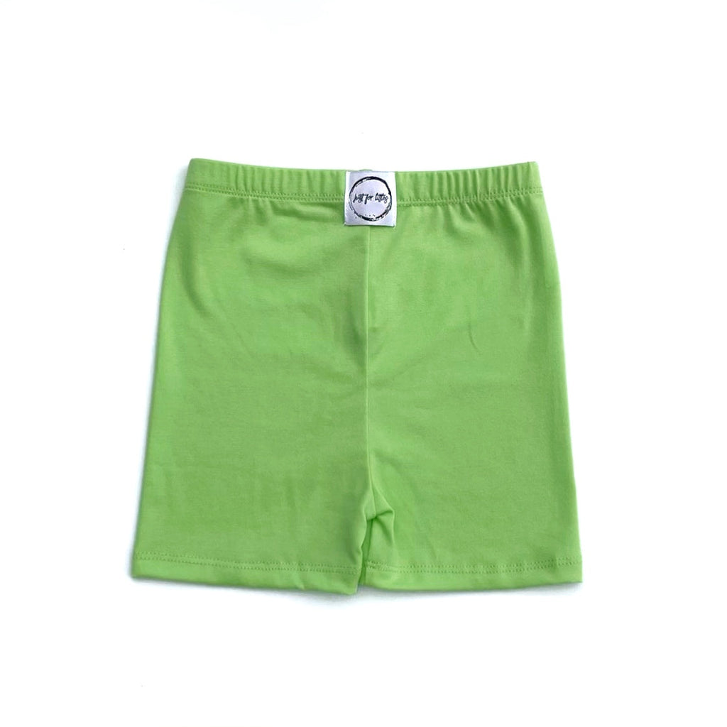 Bright Green Kick Shorts Bottoms Just For Littles™ 