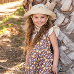 Load image into Gallery viewer, #Brown Butterfly Twirl Dress Dress Just For Littles™ 
