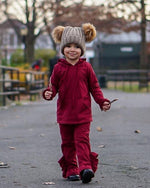 Load image into Gallery viewer, #Burgundy Cuddle Up lounge wear Just For Littles 
