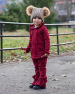 Load image into Gallery viewer, #Burgundy Cuddle Up lounge wear Just For Littles 
