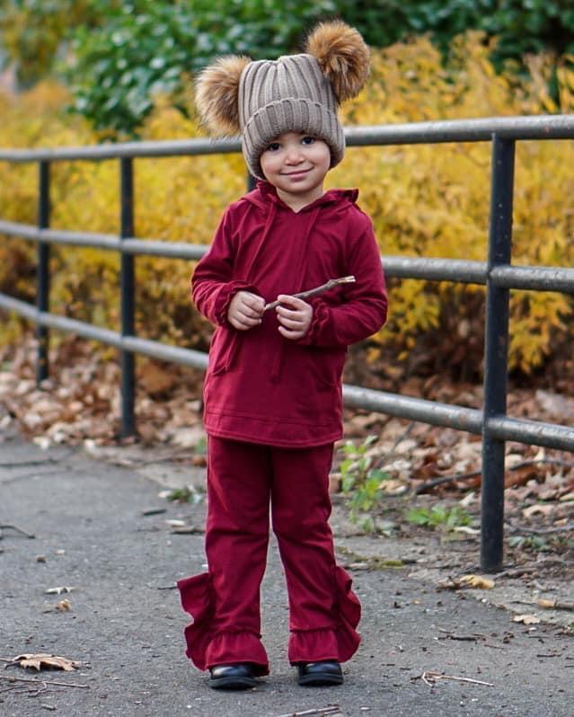 #Burgundy Cuddle Up lounge wear Just For Littles 
