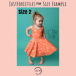 Load image into Gallery viewer, Creamsicle Twirl with Pockets Dress Just For Littles™ 
