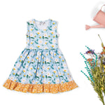 Load image into Gallery viewer, #Easter Meadow Flowers Sun Dress Dress Just For Littles™ 
