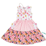 Load image into Gallery viewer, #Easter Pastel Pink Farmhouse Twirl Dress Just For Littles™ 
