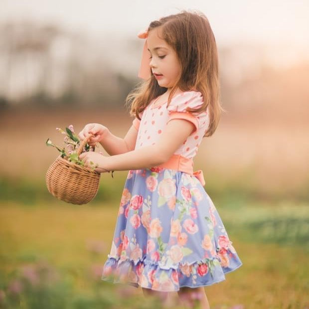 #Easter Polka Dot Fancy Dress Just For Littles 