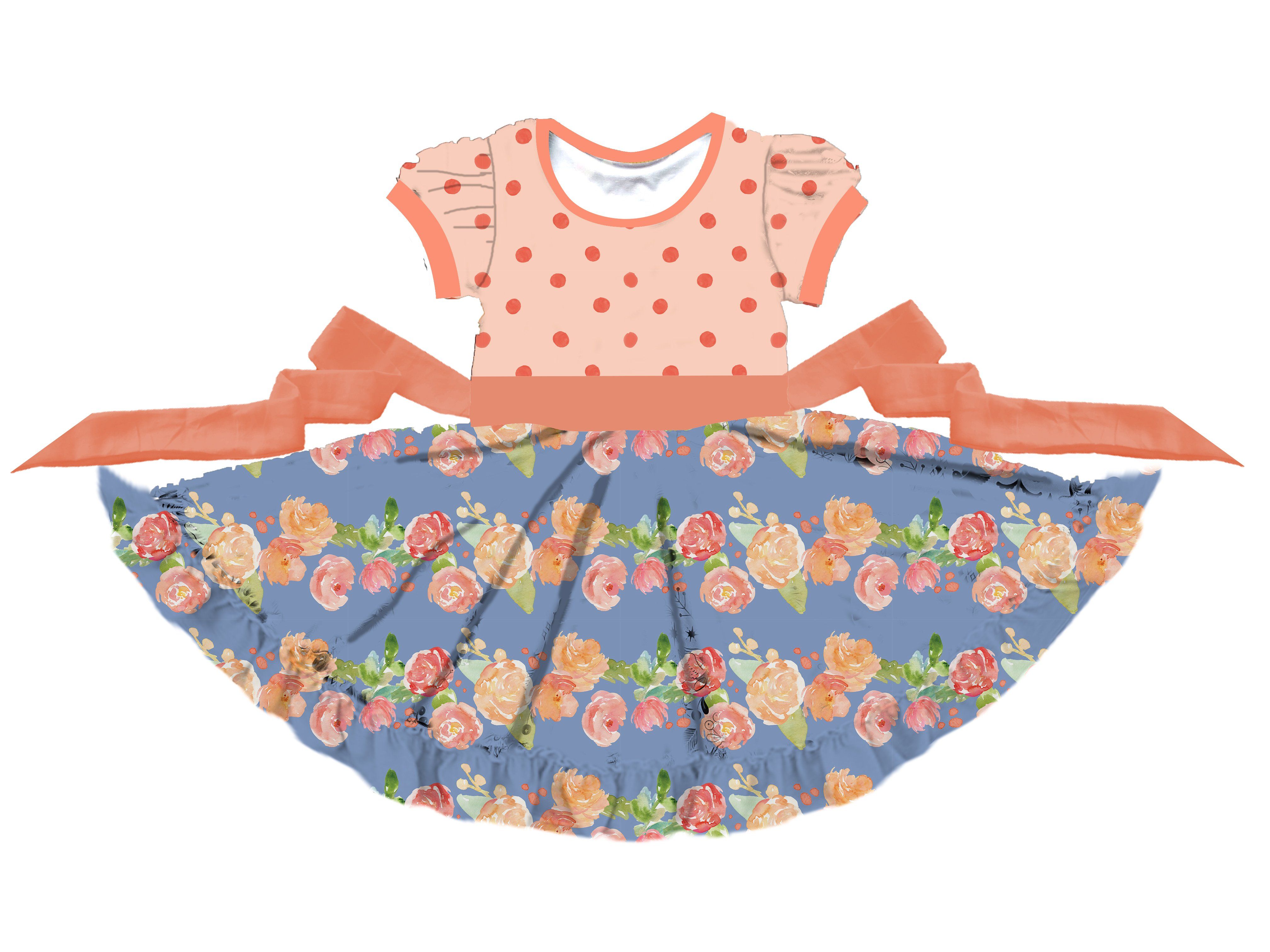 #Easter Polka Dot Fancy Dress Just For Littles 