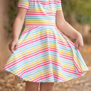 #Easter Stripe Twirl Dress Dress Just For Littles™ 