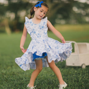 #Floral Farmhouse Dress Dress Just For Littles™ 