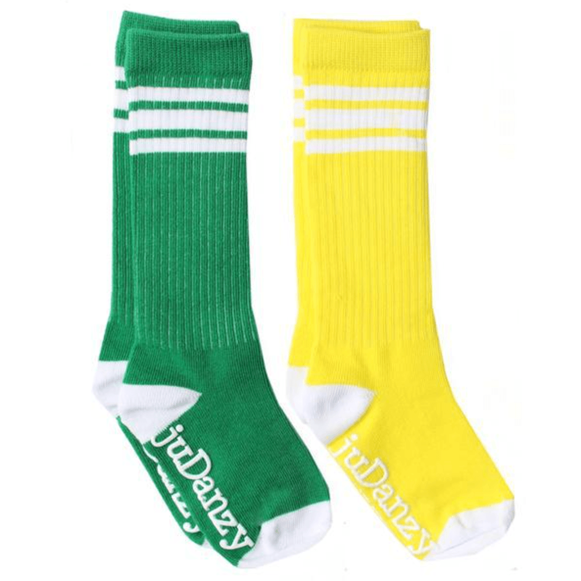 Green & Yellow Tube Socks accessories juDanzy 