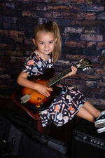 Load image into Gallery viewer, #Guitar Dress Dress Just For Littles™ 
