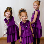 Load image into Gallery viewer, Purple Party Twirl Dress

