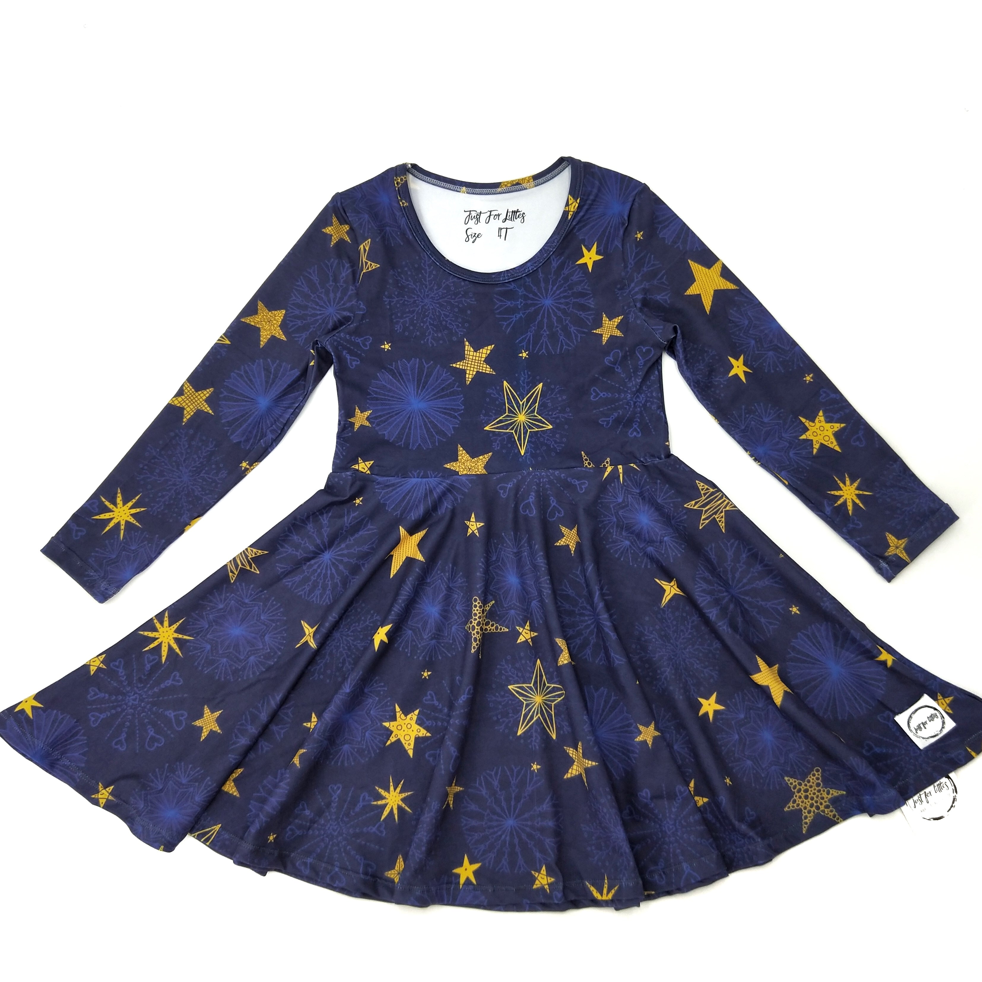 Starry Night Twirl Dress