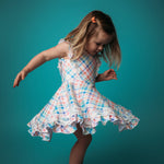 Load image into Gallery viewer, Fancy Plaid Twirl Dress
