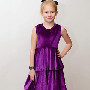 Purple Party Twirl Dress