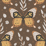 Load image into Gallery viewer, Brown Butterfly Twirl Dress
