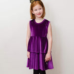 Load image into Gallery viewer, Purple Party Twirl Dress
