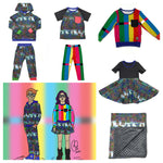 Load image into Gallery viewer, JFL x Straub Glitch Hoodie lounge wear Just For Littles™ 
