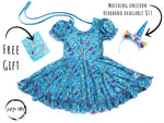 Load image into Gallery viewer, Joyful Dreamer Unicorn Twirl Dress Just For Littles 
