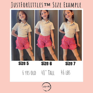 #Licorice Snaps Ruffle Shorts Bottoms Just For Littles™ 