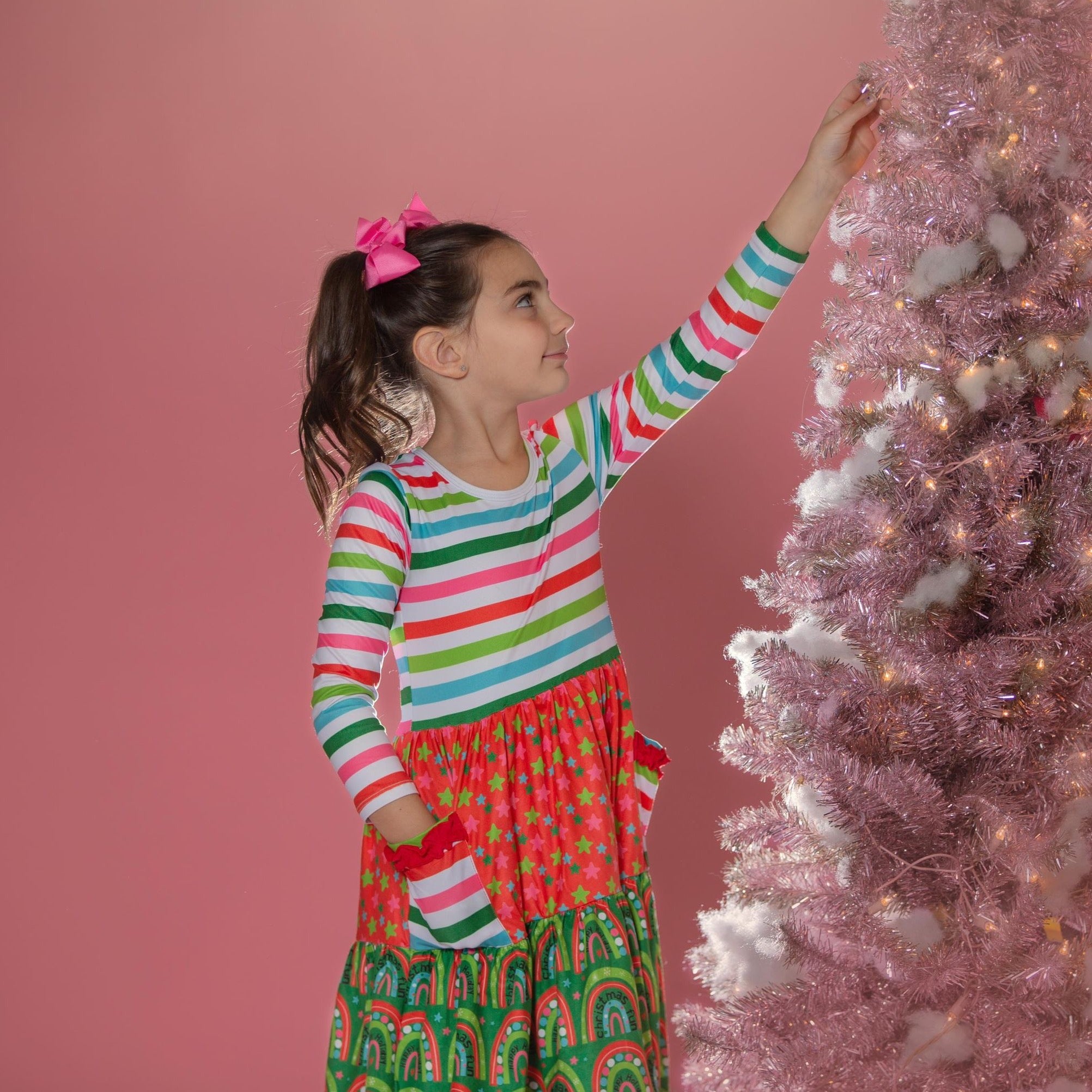 #Merry & Bright 3-tier Dress Dress Just For Littles™ 