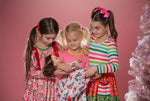 Load image into Gallery viewer, #Merry &amp; Bright 3-tier Dress Dress Just For Littles™ 
