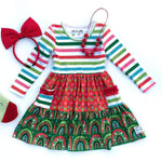 Load image into Gallery viewer, #Merry &amp; Bright Dress Just For Littles™ 
