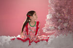 Load image into Gallery viewer, #Merry &amp; Bright Xmas Rainbows Dress Just For Littles™ 
