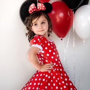 Fancy Minnie Mouse Inspired Costume. Toddler Dress for Birthday. Minnie  Mouse Theme 