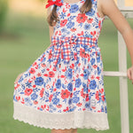 Load image into Gallery viewer, My Sweet Country Floral Dress Dress Just For Littles™ 
