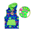 Load image into Gallery viewer, Neon Dino Tank w/ Hood Baby &amp; Toddler Tops Just For Littles™ 
