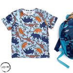 Load image into Gallery viewer, #NEW Dino T-Shirt Shirt Just For Littles™ 
