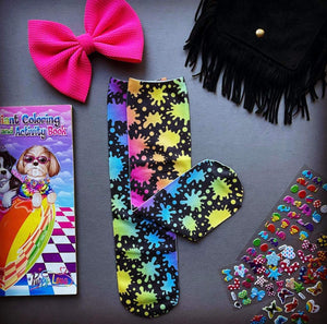 #Paint Splatter JFL Socks accessories Just For Littles™ 