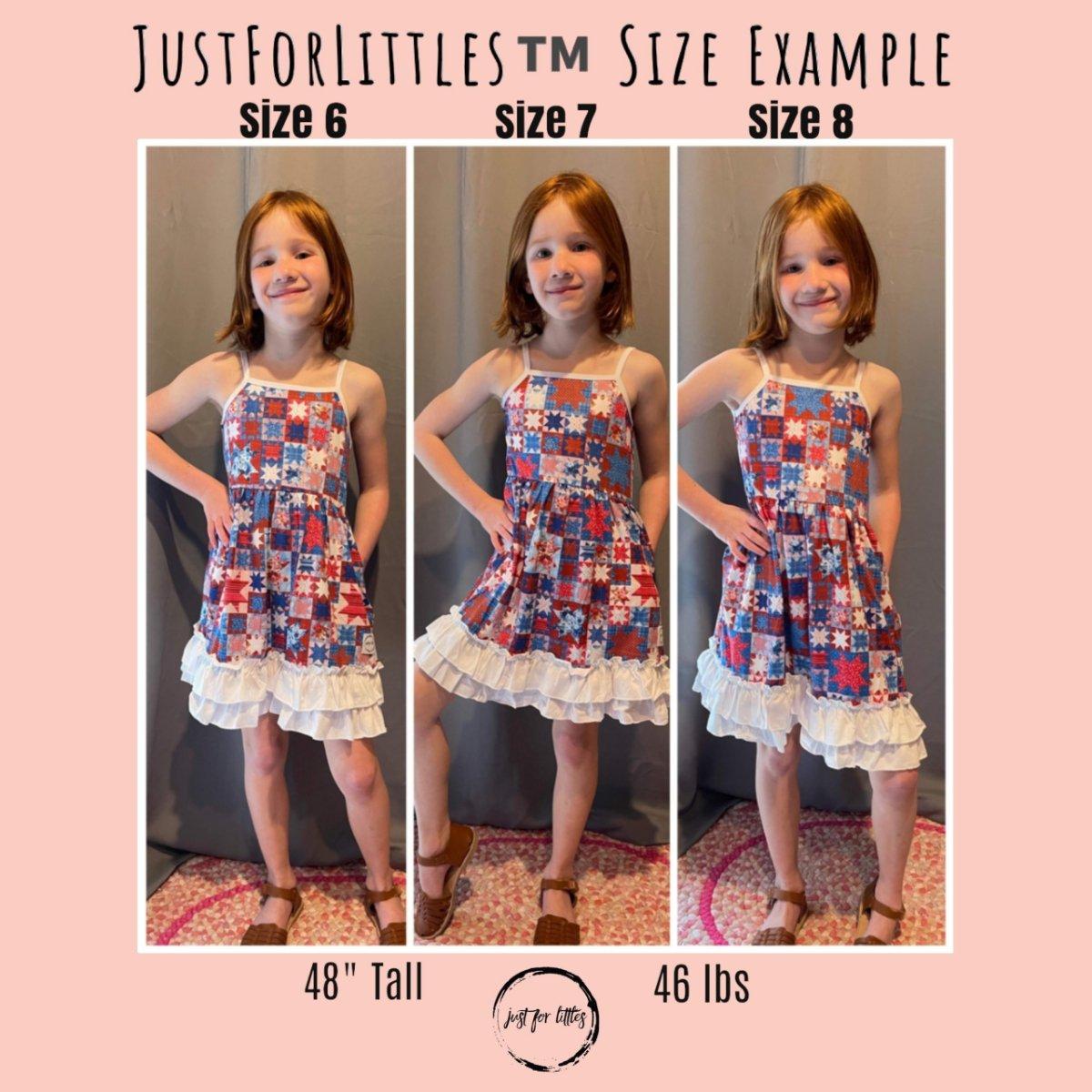 #Patchwork Dress with Pockets Dress Just For Littles™ 