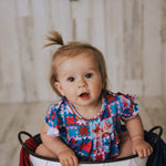 Load image into Gallery viewer, #Patchwork Romper romper Just For Littles™ 

