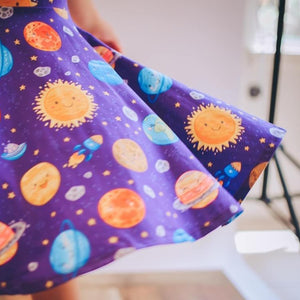 #Planets and Pockets Twirl Dress Dress Just For Littles™ 