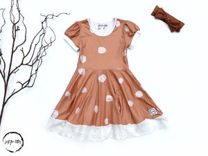 #Pumpkin Twirl Dress Dress Just For Littles™ 