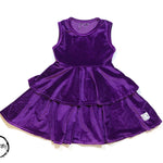Load image into Gallery viewer, Purple Party Twirl Dress Just For Littles 
