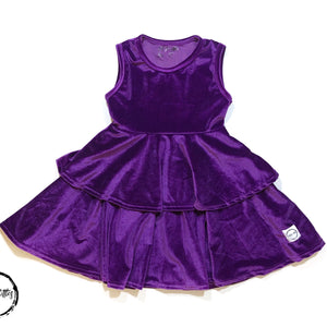 Purple Party Twirl Dress Just For Littles 