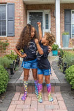 Load image into Gallery viewer, Rainbow Leopard JFL Socks accessories Just For Littles™ 
