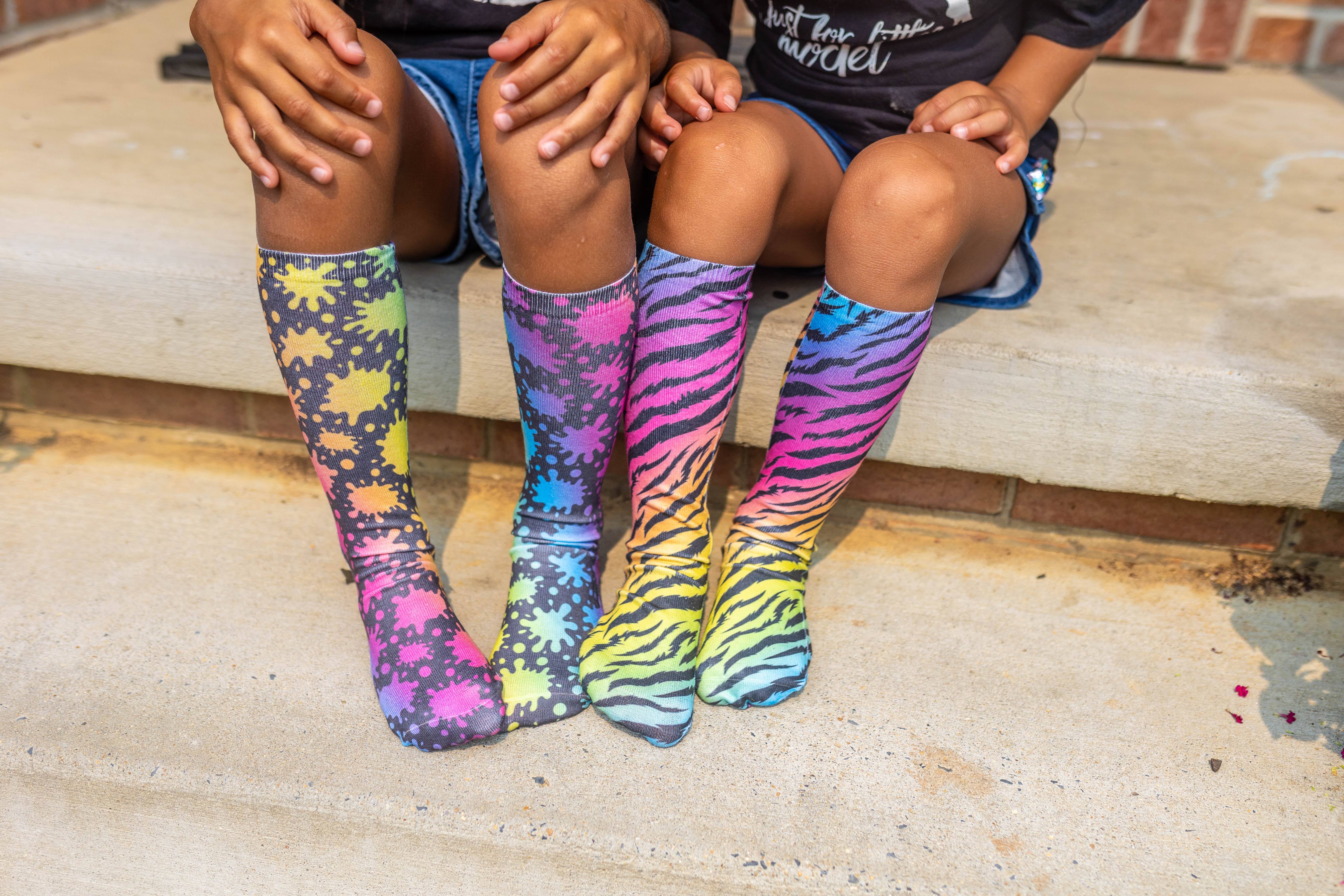 Rainbow Leopard JFL Socks accessories Just For Littles™ 
