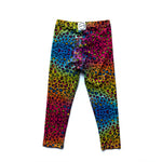 Load image into Gallery viewer, Rainbow Leopard Leggings Bottoms Just For Littles™ 
