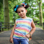 Load image into Gallery viewer, Rainbow Tank Shirt Just For Littles™ 
