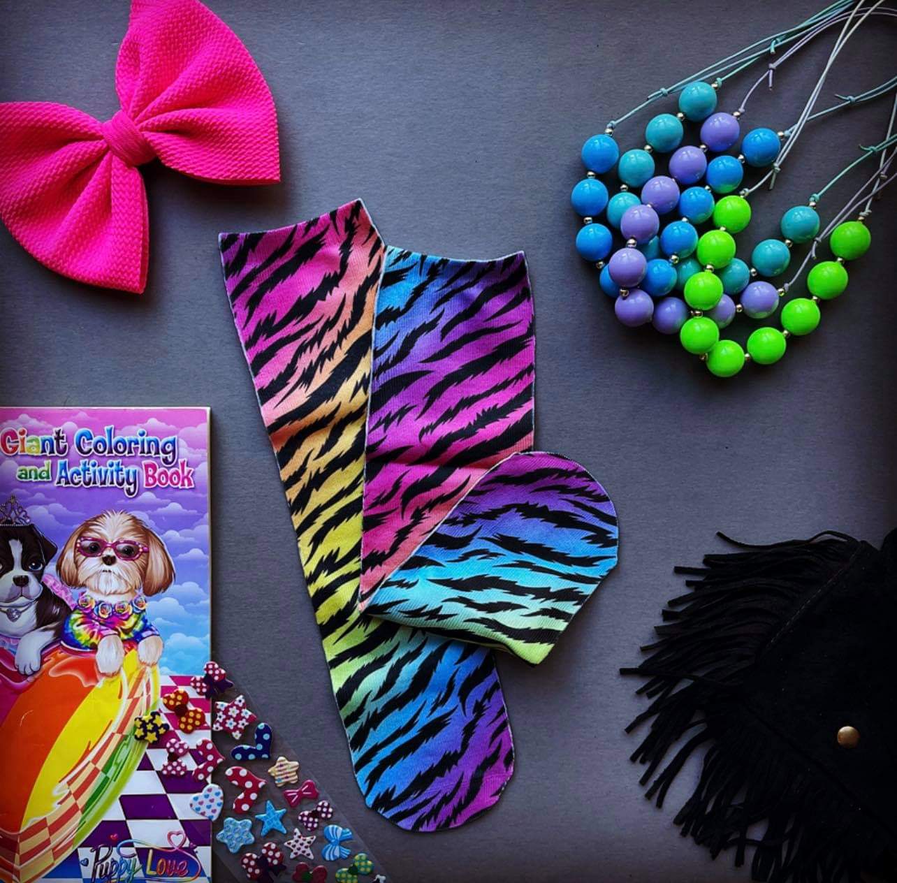 Rainbow Tigar JFL Socks accessories Just For Littles™ 