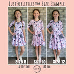 Load image into Gallery viewer, Rainin&#39; Cats Twirl Dress Dress Just For Littles™ 
